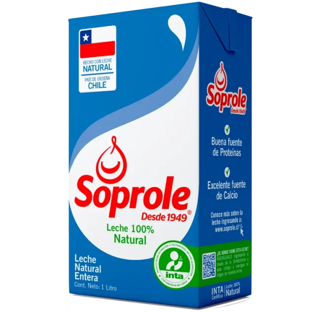 LECHE SOPROLE 1LTX12 ENTERA