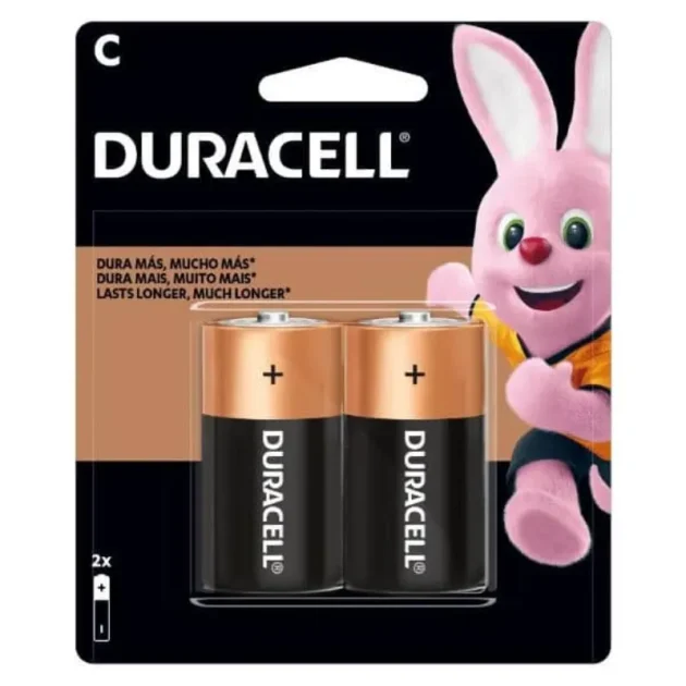 PILA DURACELL C 2X8 MEDIANA