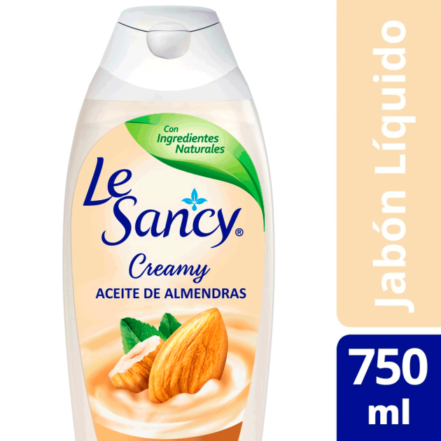 JABON LE SANCY LIQUI ACEITE ALMEND 750ML X1